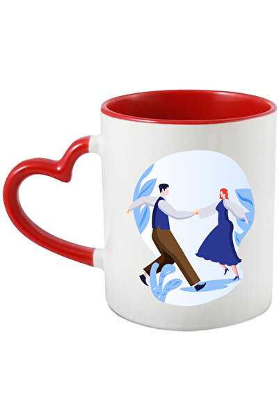 StoryGift Romania Cana Cu Dans, Parteneri, Pereche, Multicolor 330 Ml, Cerami...