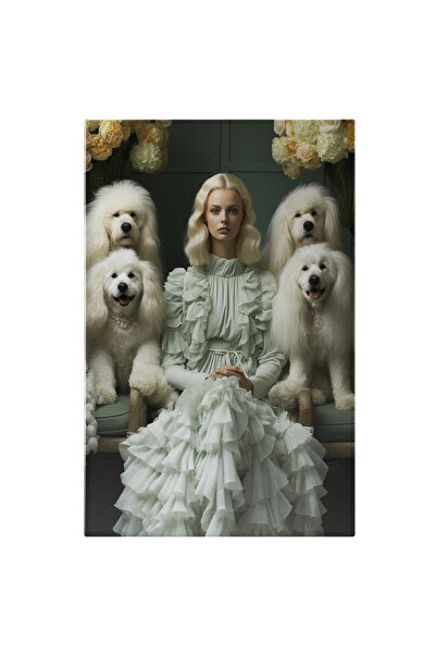 StoryGift Romania Tablou Canvas: Fotografie Cu O Femeie Blonda Frumoasa Stand...