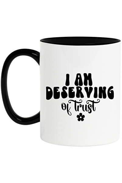 StoryGift Romania Cana Cu Floricica Si Mesajul "i Am Deserving Of Trust" - Su...