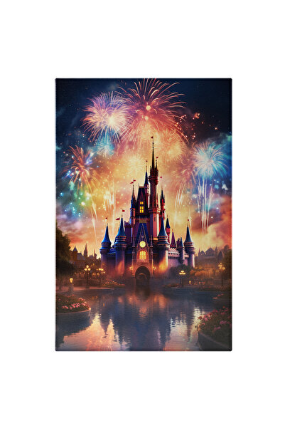 StoryGift Romania Tablou Canvas: Artificiile Magice Deasupra Castelului, Petr...