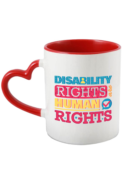 StoryGift Romania Cana Cu Mesaj In Engleza Disabled People Are People Too, Oa...