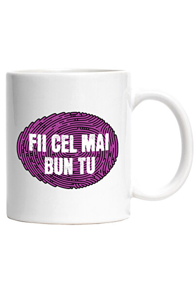 StoryGift Romania Cana Citat Motivational Fii Cel Mai Bun Tu, 330ml, Ceramic ...