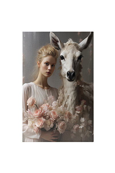 StoryGift Romania Tablou Canvas: Fotografie Cu O Femeie Blonda Care Sta Langa...