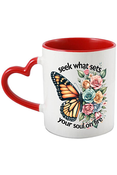 StoryGift Romania Cana Cu Mesajul "seek What Sets Your Soul On Fire", Ilustra...