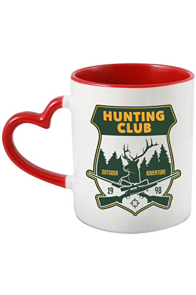 StoryGift Romania Cana Cu Mesaj In Engleza Hunting Club, Vanatoare, Cerb, Pad...
