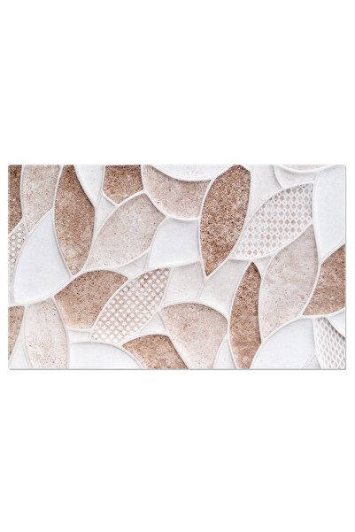 StoryGift Romania Tablou Canvas - Textura Bej, Design Geometric, Decor Interi...