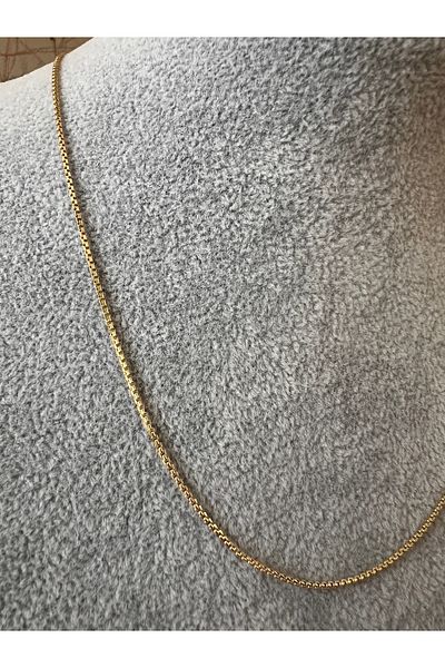 XUPING JEWELRY Tuelataki Minimal Thin Chain Necklace in 14K Color
