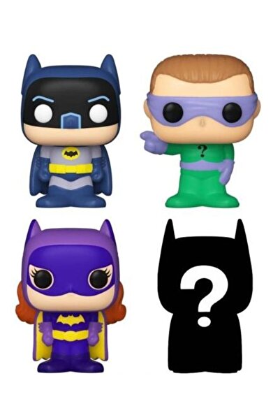 Funko Bitty Pop 4'lü Paket Dc - Batman Adam West, The Riddler, Batgirl