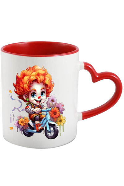 StoryGift Romania Cana Cu Un Baietel Clovn Care Se Plimba Cu Bicicleta | Amuz...