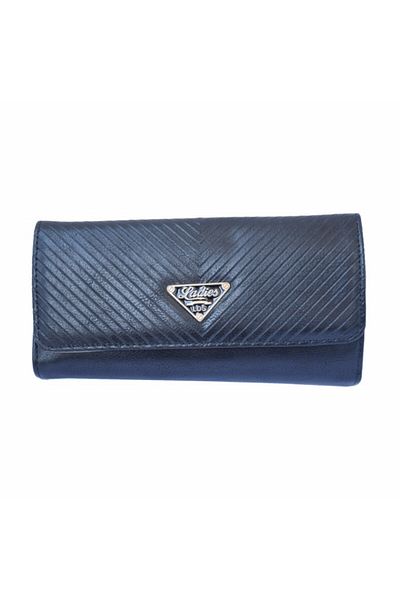 PUFO Portofel elegant de damă, Pufo Luxury, 20 x 10 cm, negru