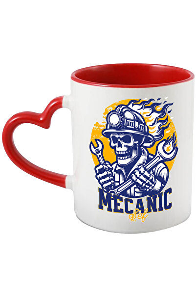 StoryGift Romania Cana Schelete Cu Casca In Flacari Text Mecanic Priceput, 33...