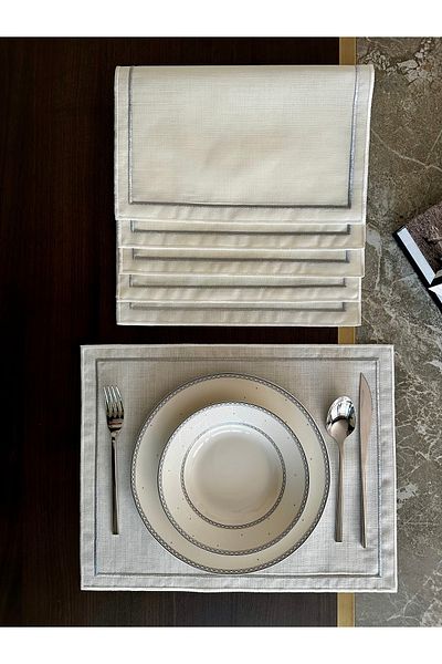 NURHAN HOME COLLECTION Runners & Placemats - Metallic - Rectangle