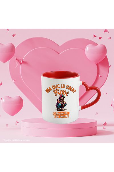 StoryGift Romania Gangster Girl Mug Hip Hop Style, Funny Text I'm Going To The Nope Room, I'm Going To Break B, With ,STG
