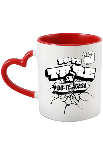 StoryGift Romania Cana Du-te Tare Sau Du-te Acasa, Gym, Motivational, 330ml, ...