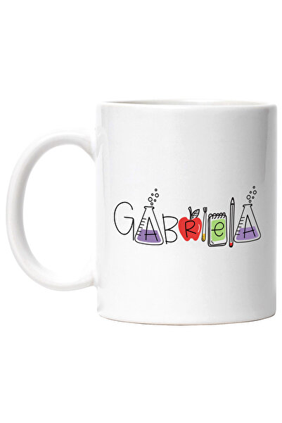 StoryGift Romania Cana Cu Numele Gabriela, Scoala, Chimie, Materii, Algebra, ...