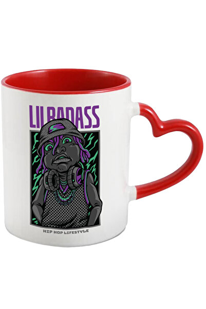 StoryGift Romania Cana Cu Mesaj In Engleza Lil Badass, Casti, Sapca, Dread, M...