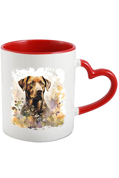 StoryGift Romania Cana Cu Catel, Flori, Frunze, Campie, Toamna, Animal, Multi...