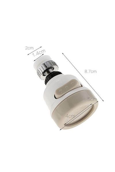 MACVI Cap de Robinet Universal Macvi®, pentru Chiuveta, 3 Moduri de Jet, Rotire 360°, Usor de Montat