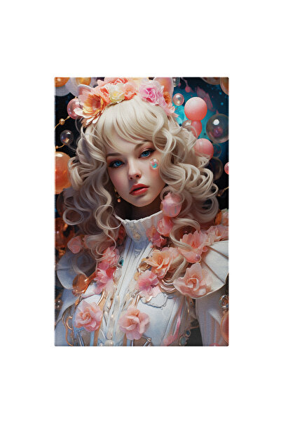 StoryGift Romania Tablou Canvas: Fata Pisica Stil Anime Blond, Costum, Moda, ...