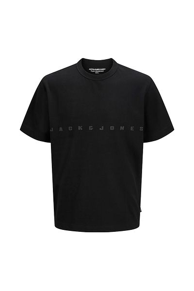 Jack & Jones Ανδρικό μαύρο μπλουζάκι Colido Branding (12276640-B)