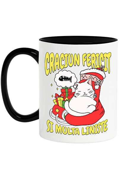 StoryGift Romania Cana Cu Pisica Grasa Viseaza La Peste Text Haios Craciun Fe...