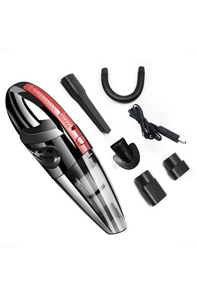 Choice Red Car Vacuum Cleaner Handheld Wireless Charging Model High Power Small Car Interior Vacuum Cleaner
