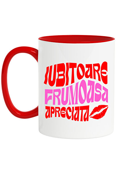 StoryGift Romania Cana Cu Text Bizar Colorat Femeie Iubitoare Fericita Apreci...