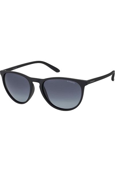 Polaroid Ochelari de soare polarizați pld 6003/n/s dl5wj pentru femei, negri, rotunzi, 54 mm