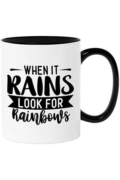 StoryGift Romania Cana Cu Mesajul "when It Rains, Look For Rainbows" - Cand P...