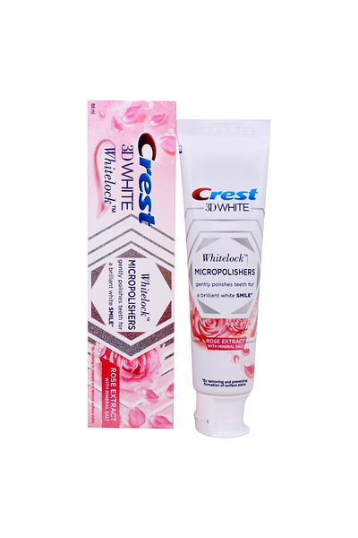 CREST 3D White Whitelock Micropolishers Rose Extract With Mineral Salt Toothpaste 88 ml