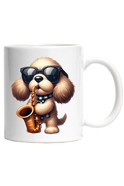 StoryGift Romania Cana Cu Un Catelus Blanos Care Canta La Saxofon | Ilustrati...