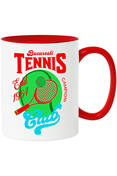 StoryGift Romania Cana Cu Iubitorii De Sport Tennis Racheta Si Minge Campioni...