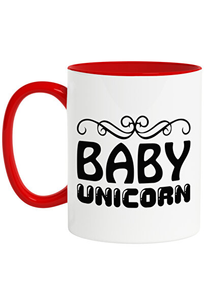 StoryGift Romania Cana Cu Textul "baby Unicorn" - Bebelus Unicorn Cu Maner Ro...