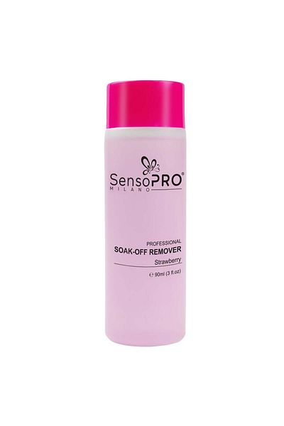 SensoPRO Milano Soluție de îndepărtare a părului Soak-Off cu căpșuni SensoPRO Milano, 90 ml