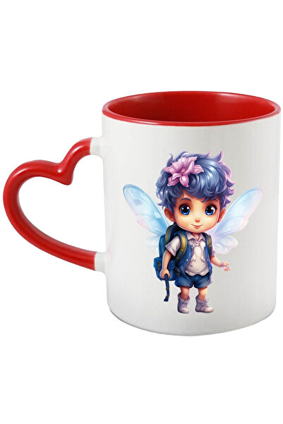 StoryGift Romania Cana Cu Un Baiat Cu Aripi De Fluture | Albe | Ilustratie | ...