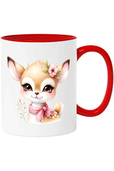 StoryGift Romania Cana Cu O Caprioara Micuta | Ilustratie | Copilarie | Floar...