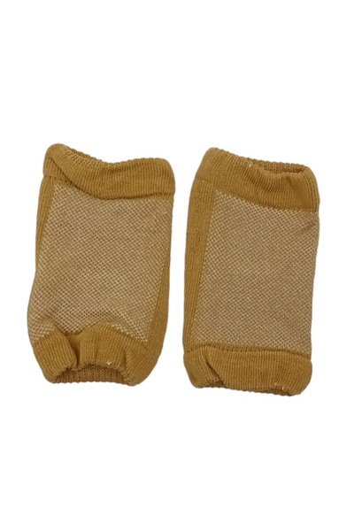 Empria Set protectii anti-alunecare copil, genunchiere si sosete, Maro