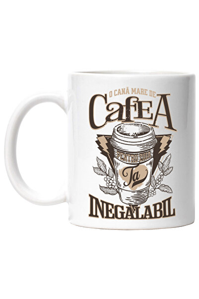 StoryGift Romania Cana O Cana Mare De Cafea Pentru Ziua Ta Energie, 330ml, Ce...