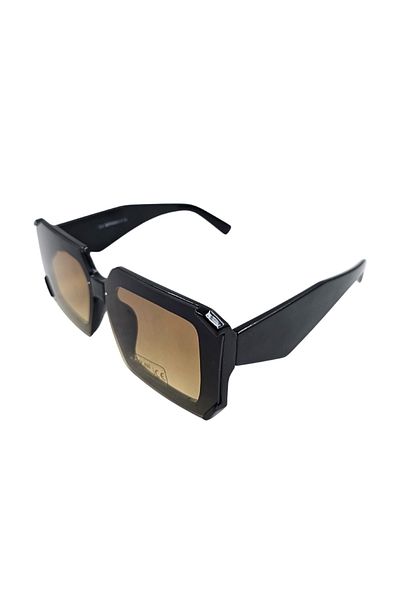 Tiara Ochelari de soare, damă, Tiara, ramă neagră, formă pătrată, protecție UV 400