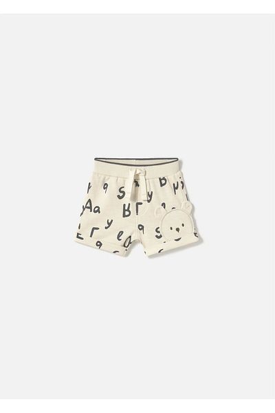 MAYORAL Baby Shorts Teddy Bear Cream 1210