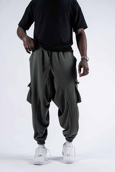 SUPERBLUE Unisex Cargo Pocket Shalwar Sweatpants