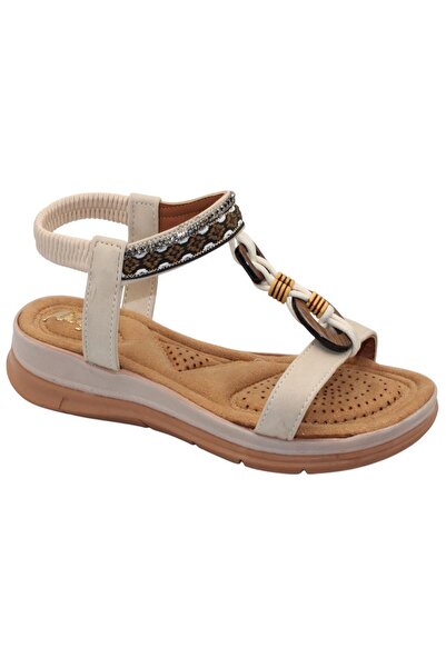 Celira Sandale pentru femei Akç A27 cremă casual