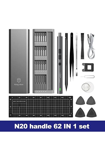 Choice مجموعة مفكات براغي كهربائية دقيقة 62 في 1، مجموعة أدوات كهربائية قابلة...