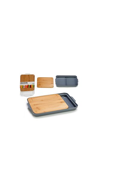 Arte Regale Bamboo shredder with collection tray 37.5x25x4cm