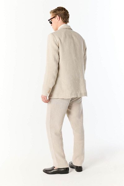 Mudo Straight Fit Linen Pants