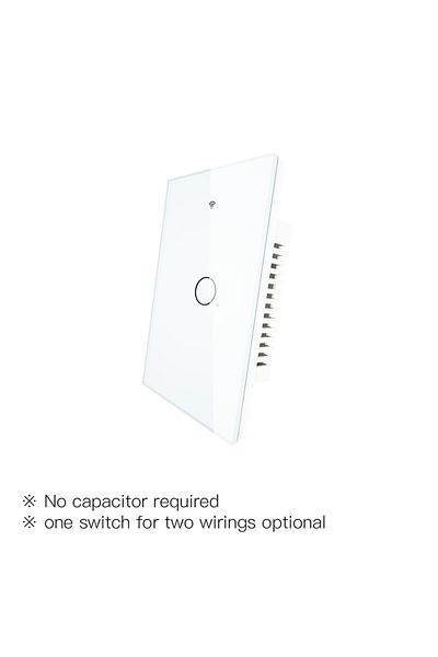 MOES 1 Gang Switch Zigbee Touch Smart Light Switch With Neutral/no Neutral , Us Wall Switch No Capac