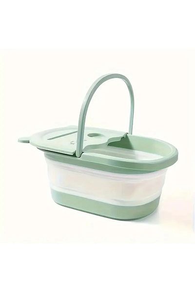 Yıldızhane Folding Foot Care Basin with Massage Folding Pedicure Basin Foot Washing Basin Folding Bucket