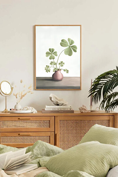 Dekorsiahome طاولة مطبخ لغرفة المعيشة بإطار خشبي قطعة واحدة TK0167