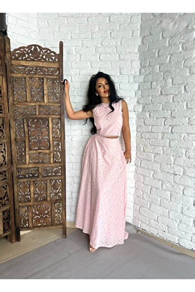 moneta boutique Kadın Özel Tasarım Bluz Ve Etek Fisto Takım