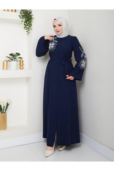 KMKkombin Pearl Patterned Women's Ferace